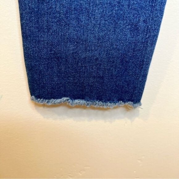 Levi’s Girls High Rise Ankle Straight Jeans with Raw Hem, Size 12 - Picture 6 of 10